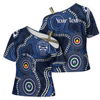 Geelong Cats NAIDOC Week 2026 Personalised Cross Shoulder Shirt 50 Years of Deadly Aboriginal Art