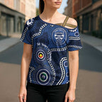 Geelong Cats NAIDOC Week 2026 Personalised Cross Shoulder Shirt 50 Years of Deadly Aboriginal Art