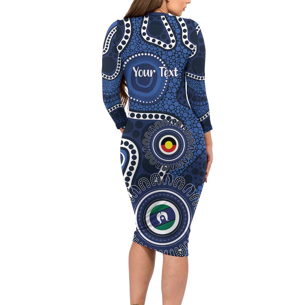 Geelong Cats NAIDOC Week 2026 Personalised Family Matching Long Sleeve Bodycon Dress and Hawaiian Shirt 50 Years of Deadly Aboriginal Art