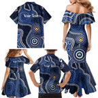 Geelong Cats NAIDOC Week 2026 Personalised Family Matching Mermaid Dress and Hawaiian Shirt 50 Years of Deadly Aboriginal Art