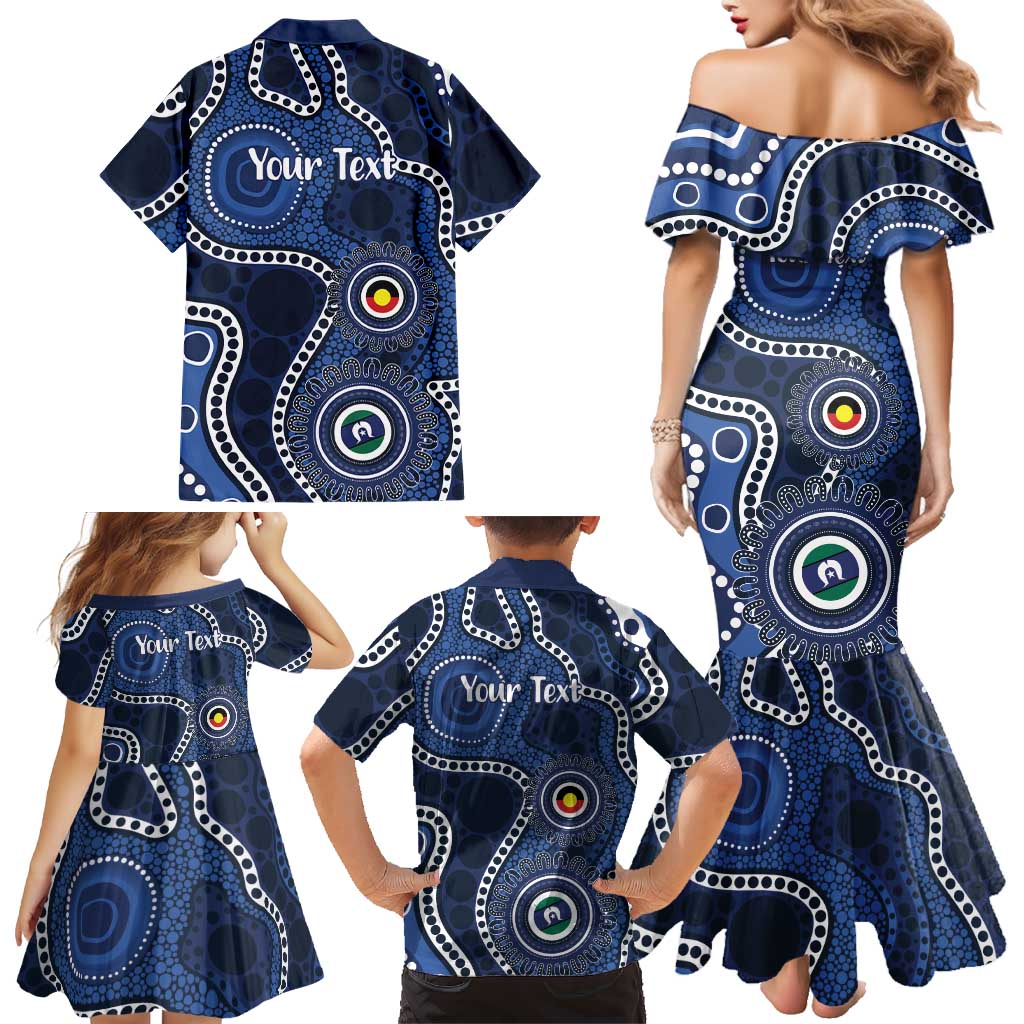 Geelong Cats NAIDOC Week 2026 Personalised Family Matching Mermaid Dress and Hawaiian Shirt 50 Years of Deadly Aboriginal Art