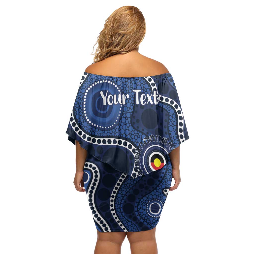 Geelong Cats NAIDOC Week 2026 Personalised Family Matching Off Shoulder Short Dress and Hawaiian Shirt 50 Years of Deadly Aboriginal Art