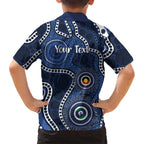 Geelong Cats NAIDOC Week 2026 Personalised Family Matching Puletasi and Hawaiian Shirt 50 Years of Deadly Aboriginal Art
