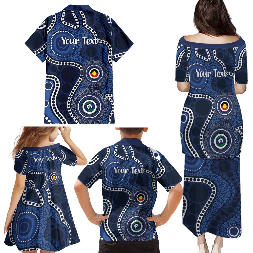 Geelong Cats NAIDOC Week 2026 Personalised Family Matching Puletasi and Hawaiian Shirt 50 Years of Deadly Aboriginal Art