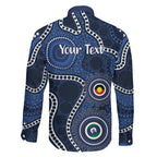 Geelong Cats NAIDOC Week 2026 Personalised Family Matching Short Sleeve Bodycon Dress and Hawaiian Shirt 50 Years of Deadly Aboriginal Art