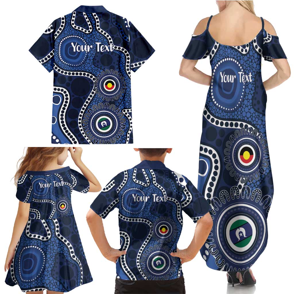 Geelong Cats NAIDOC Week 2026 Personalised Family Matching Summer Maxi Dress and Hawaiian Shirt 50 Years of Deadly Aboriginal Art