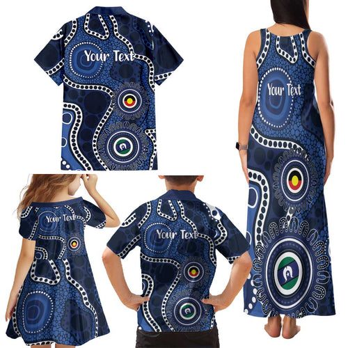 Geelong Cats NAIDOC Week 2026 Personalised Family Matching Tank Maxi Dress and Hawaiian Shirt 50 Years of Deadly Aboriginal Art