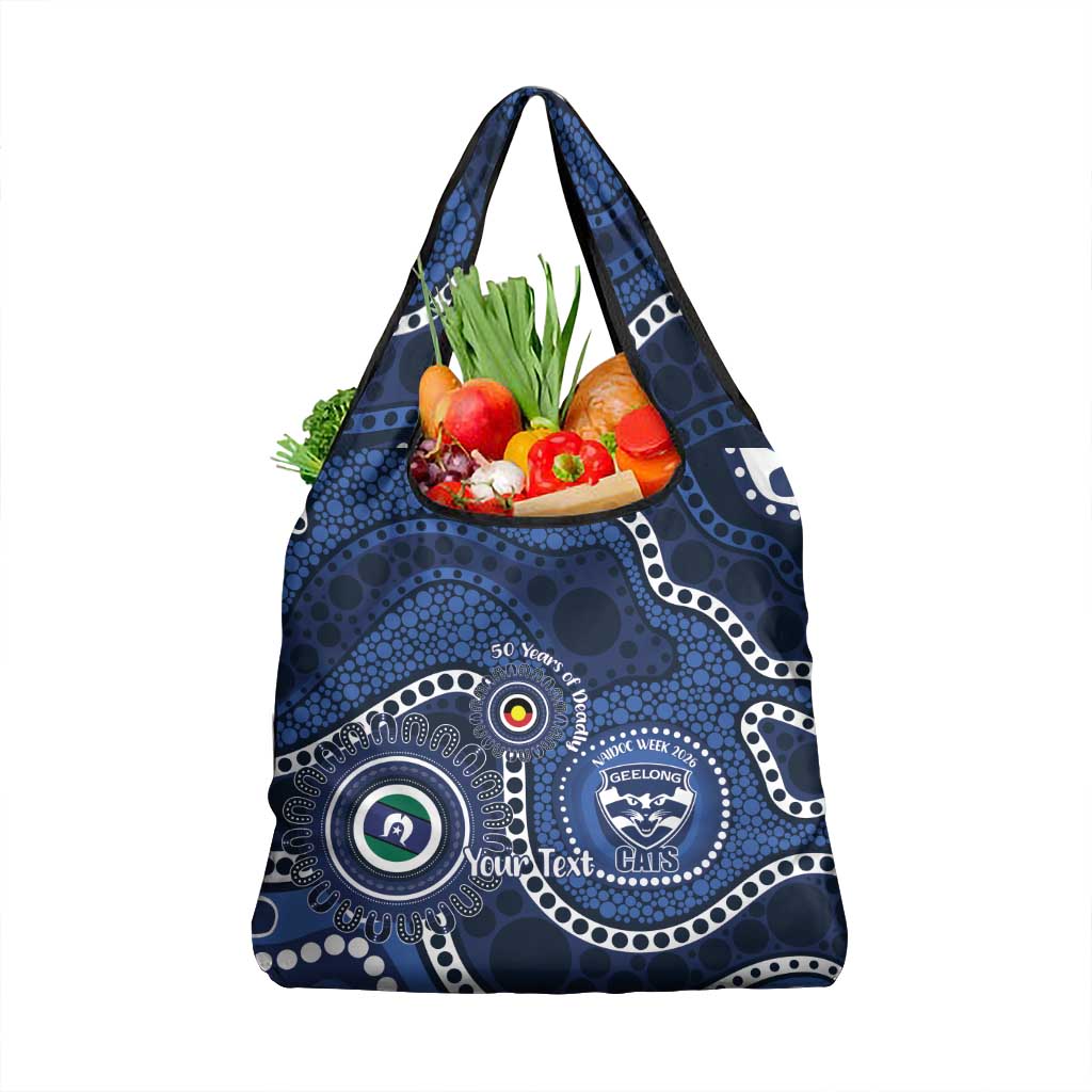 Geelong Cats NAIDOC Week 2026 Personalised Grocery Bag 50 Years of Deadly Aboriginal Art