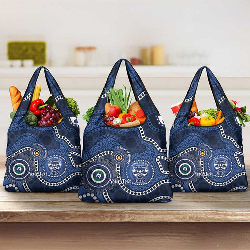 Geelong Cats NAIDOC Week 2026 Personalised Grocery Bag 50 Years of Deadly Aboriginal Art