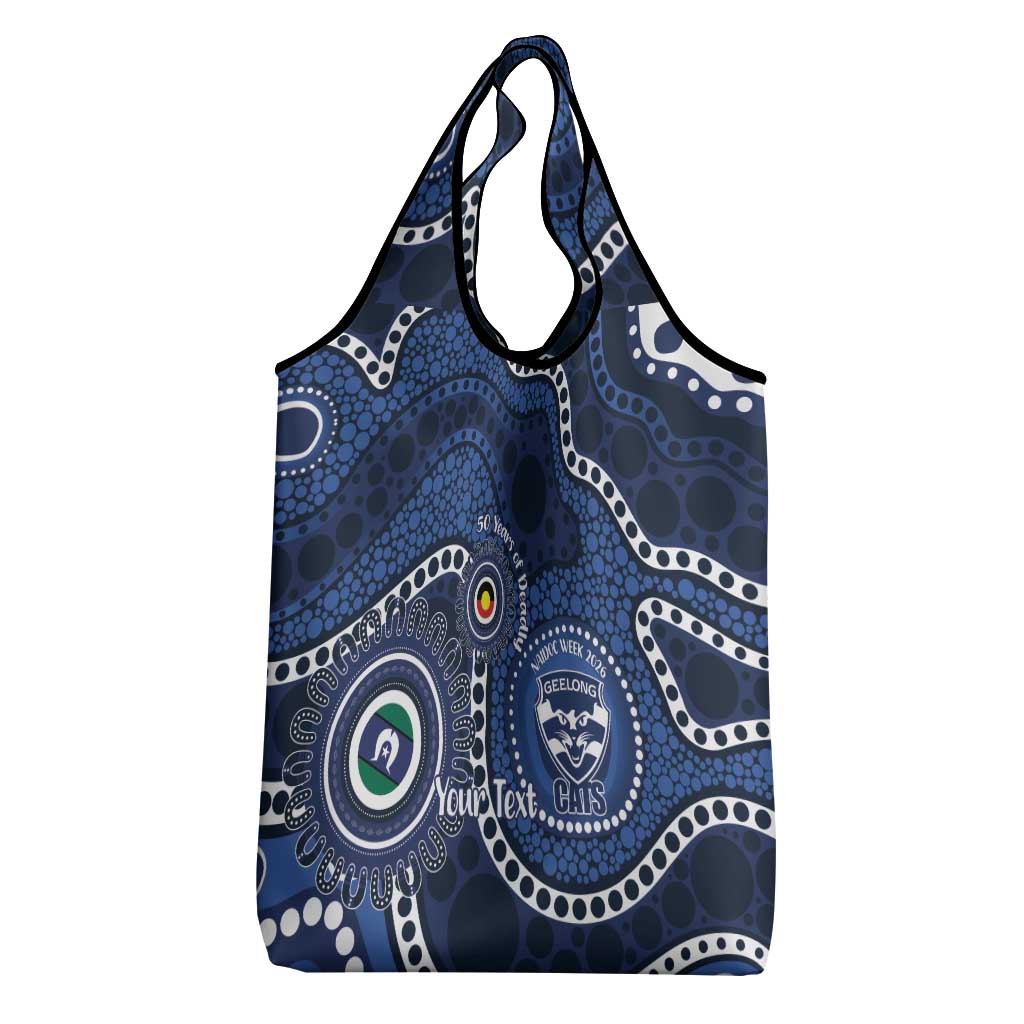 Geelong Cats NAIDOC Week 2026 Personalised Grocery Bag 50 Years of Deadly Aboriginal Art