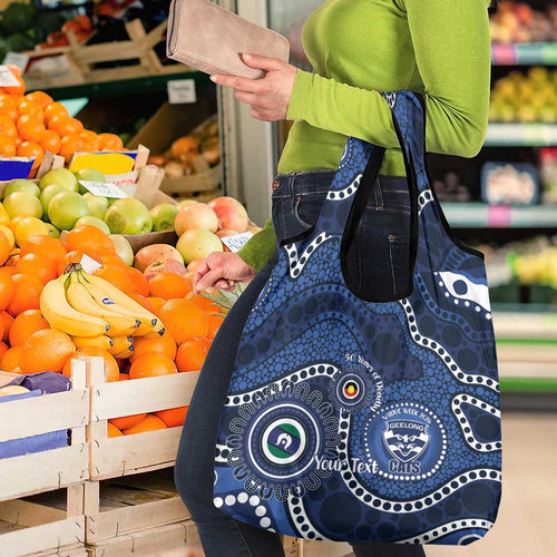 Geelong Cats NAIDOC Week 2026 Personalised Grocery Bag 50 Years of Deadly Aboriginal Art