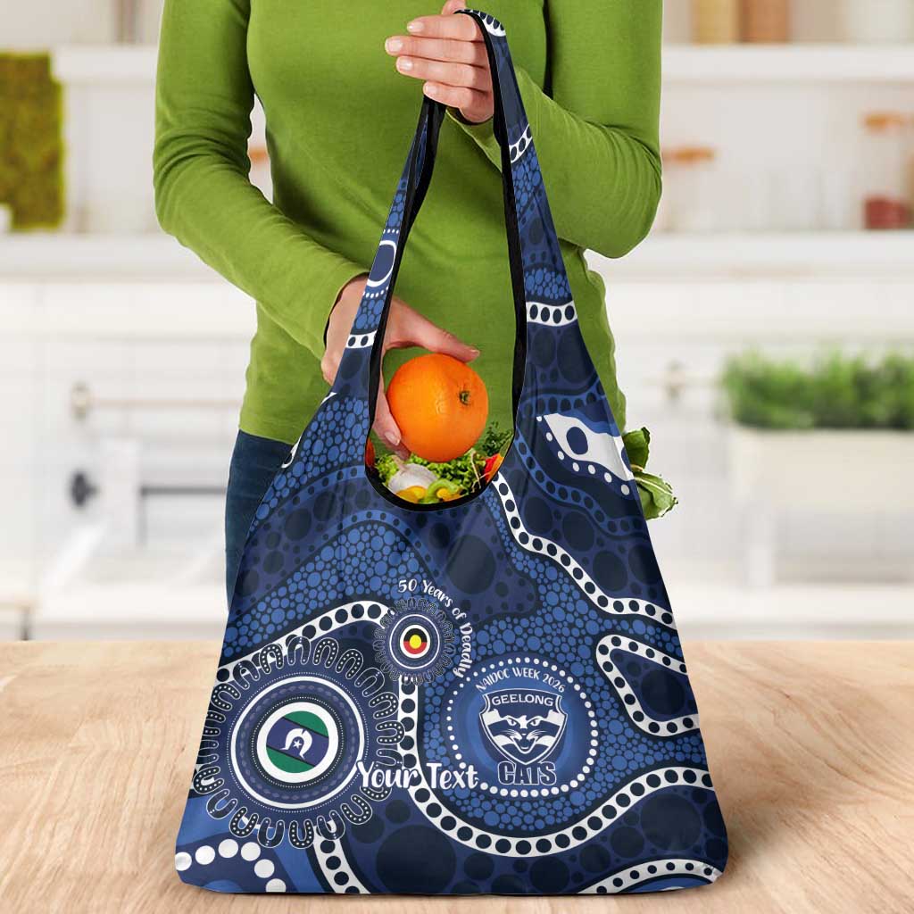 Geelong Cats NAIDOC Week 2026 Personalised Grocery Bag 50 Years of Deadly Aboriginal Art