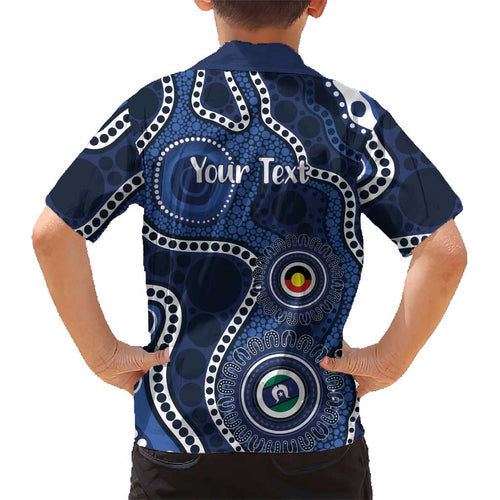 Geelong Cats NAIDOC Week 2026 Personalised Kid Hawaiian Shirt 50 Years of Deadly Aboriginal Art