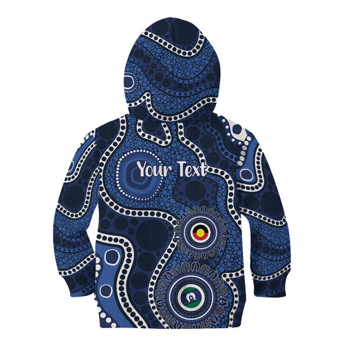 Geelong Cats NAIDOC Week 2026 Personalised Kid Hoodie 50 Years of Deadly Aboriginal Art