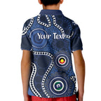 Geelong Cats NAIDOC Week 2026 Personalised Kid Polo Shirt 50 Years of Deadly Aboriginal Art