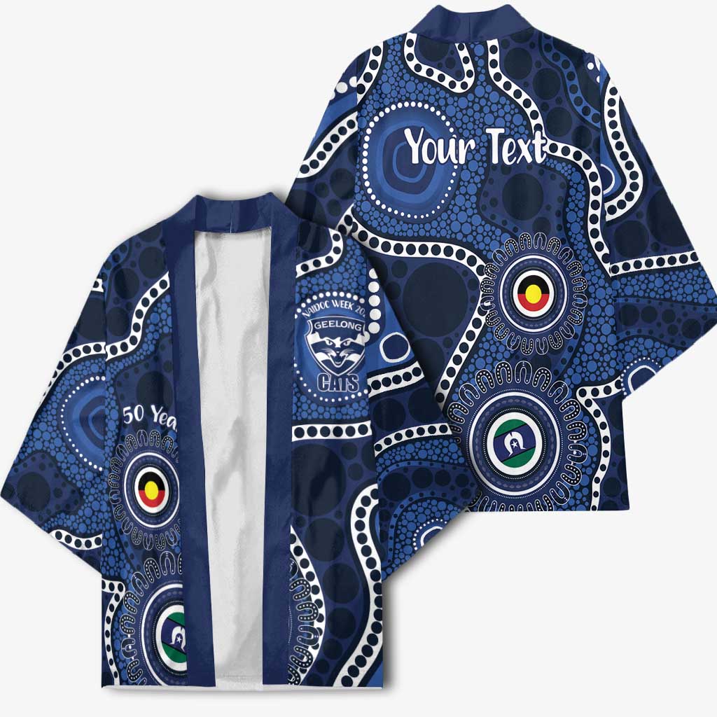 Geelong Cats NAIDOC Week 2026 Personalised Kimono 50 Years of Deadly Aboriginal Art