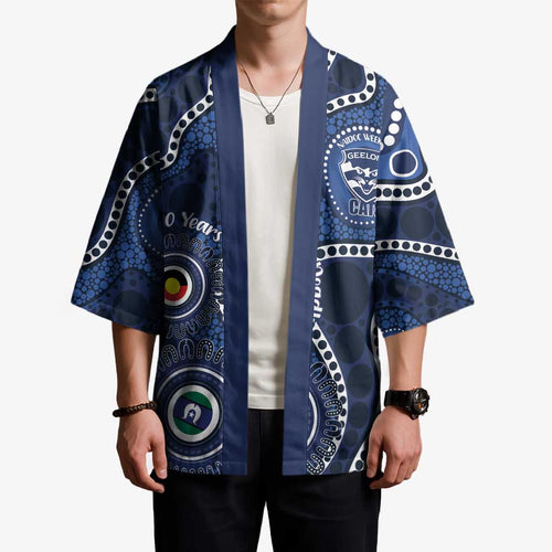Geelong Cats NAIDOC Week 2026 Personalised Kimono 50 Years of Deadly Aboriginal Art