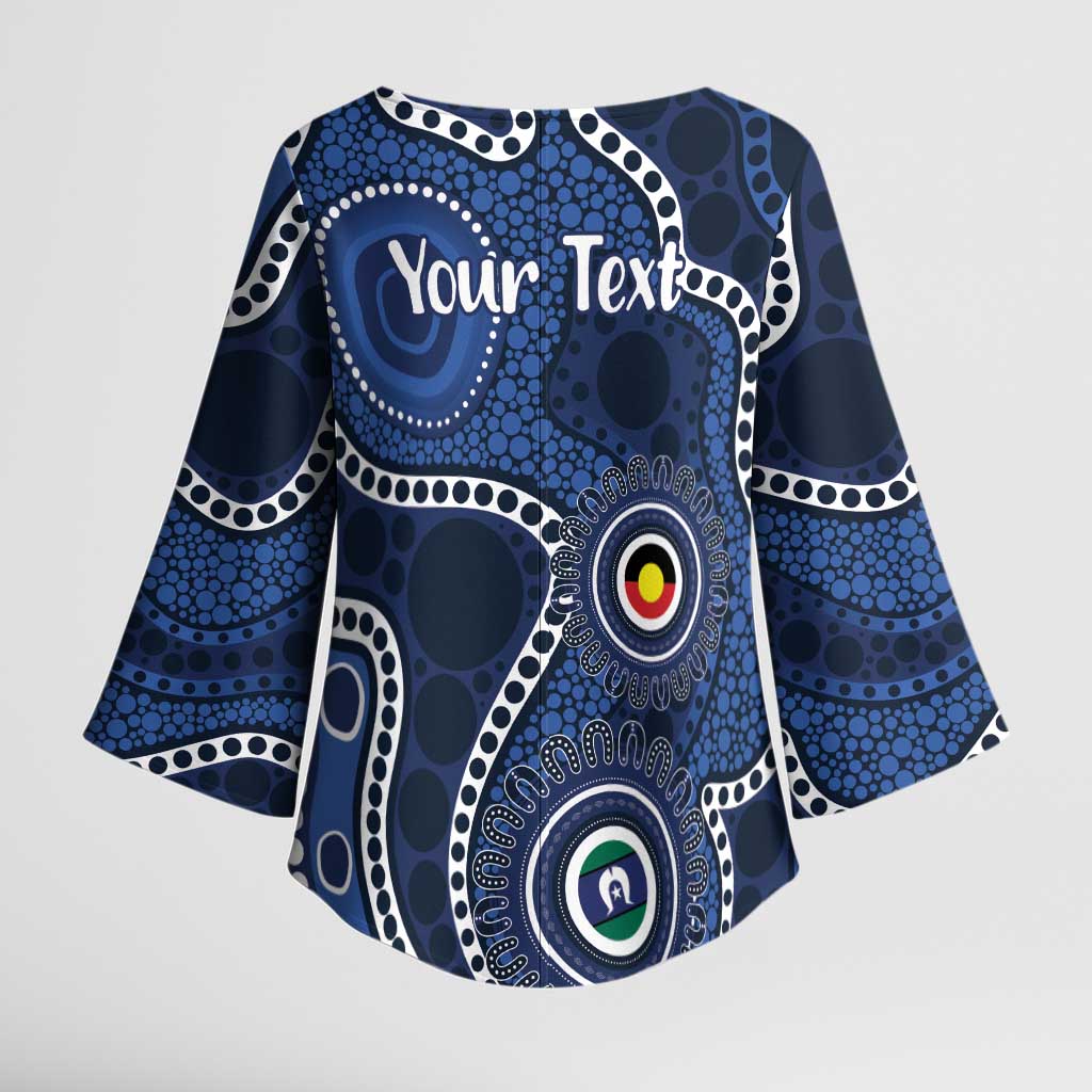 Geelong Cats NAIDOC Week 2026 Personalised Kimono Sleeve Blouse 50 Years of Deadly Aboriginal Art