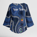 Geelong Cats NAIDOC Week 2026 Personalised Kimono Sleeve Blouse 50 Years of Deadly Aboriginal Art