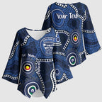 Geelong Cats NAIDOC Week 2026 Personalised Kimono Sleeve Blouse 50 Years of Deadly Aboriginal Art