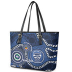 Geelong Cats NAIDOC Week 2026 Personalised Leather Tote Bag 50 Years of Deadly Aboriginal Art