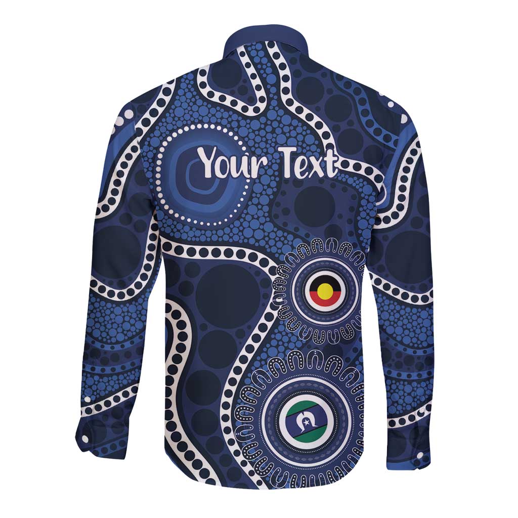 Geelong Cats NAIDOC Week 2026 Personalised Long Sleeve Button Shirt 50 Years of Deadly Aboriginal Art