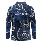 Geelong Cats NAIDOC Week 2026 Personalised Long Sleeve Polo Shirt 50 Years of Deadly Aboriginal Art