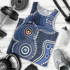 Geelong Cats NAIDOC Week 2026 Personalised Men Tank Top 50 Years of Deadly Aboriginal Art
