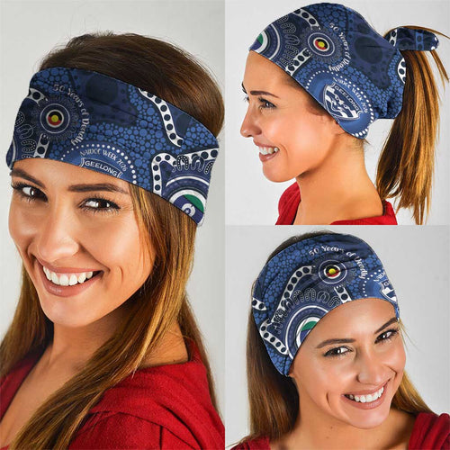 Geelong Cats NAIDOC Week 2026 Personalised Neck Gaiter 50 Years of Deadly Aboriginal Art