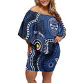 Geelong Cats NAIDOC Week 2026 Personalised Off Shoulder Short Dress 50 Years of Deadly Aboriginal Art