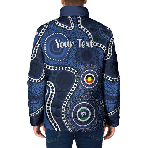 Geelong Cats NAIDOC Week 2026 Personalised Padded Jacket 50 Years of Deadly Aboriginal Art