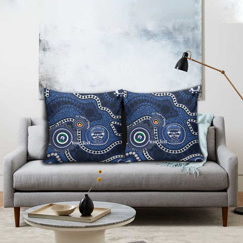 Geelong Cats NAIDOC Week 2026 Personalised Pillow Cover 50 Years of Deadly Aboriginal Art