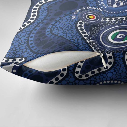 Geelong Cats NAIDOC Week 2026 Personalised Pillow Cover 50 Years of Deadly Aboriginal Art