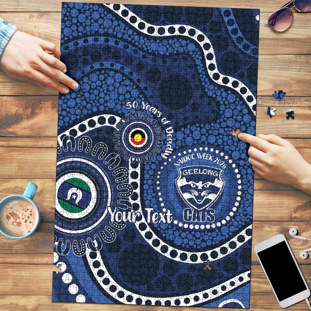 Geelong Cats NAIDOC Week 2026 Personalised Puzzle 50 Years of Deadly Aboriginal Art
