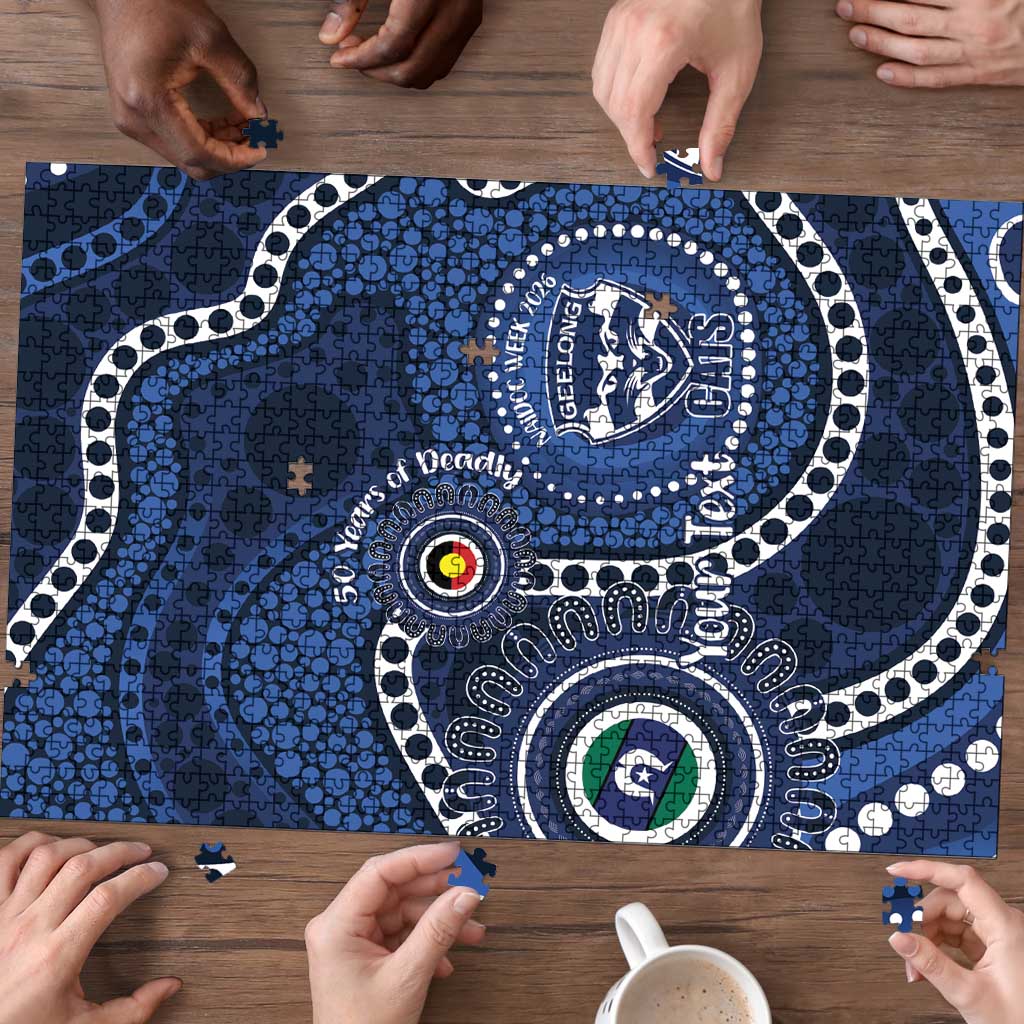 Geelong Cats NAIDOC Week 2026 Personalised Puzzle 50 Years of Deadly Aboriginal Art