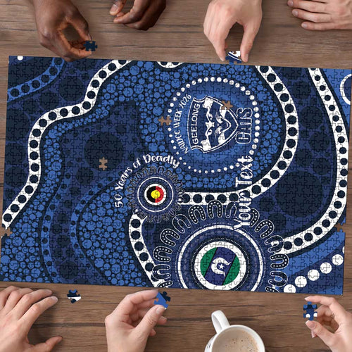 Geelong Cats NAIDOC Week 2026 Personalised Puzzle 50 Years of Deadly Aboriginal Art