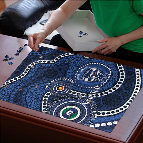 Geelong Cats NAIDOC Week 2026 Personalised Puzzle 50 Years of Deadly Aboriginal Art
