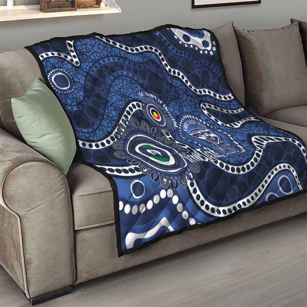 Geelong Cats NAIDOC Week 2026 Personalised Quilt 50 Years of Deadly Aboriginal Art