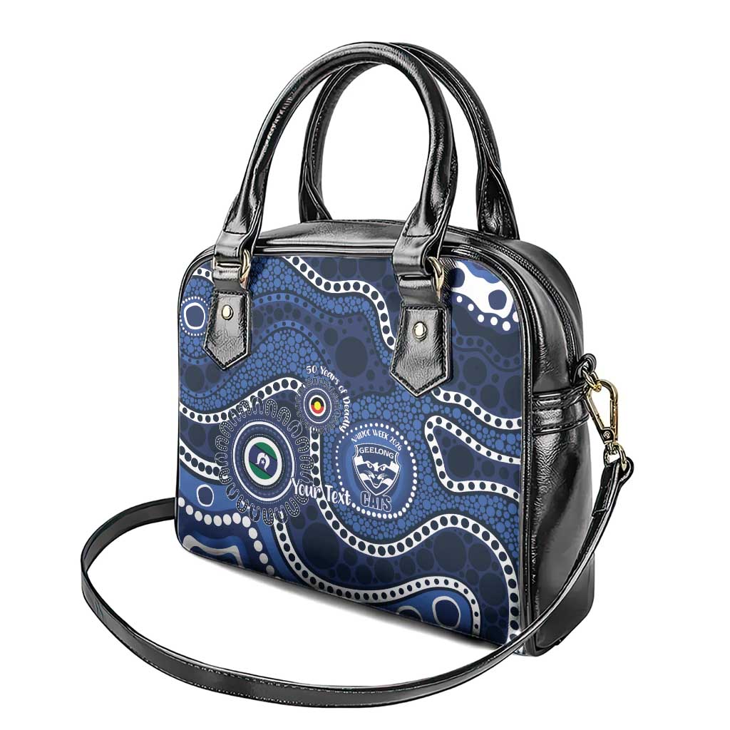 Geelong Cats NAIDOC Week 2026 Personalised Shoulder Handbag 50 Years of Deadly Aboriginal Art