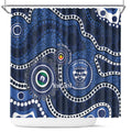 Geelong Cats NAIDOC Week 2026 Personalised Shower Curtain 50 Years of Deadly Aboriginal Art