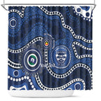 Geelong Cats NAIDOC Week 2026 Personalised Shower Curtain 50 Years of Deadly Aboriginal Art