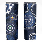 Geelong Cats NAIDOC Week 2026 Personalised Skinny Tumbler 50 Years of Deadly Aboriginal Art