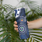 Geelong Cats NAIDOC Week 2026 Personalised Skinny Tumbler 50 Years of Deadly Aboriginal Art