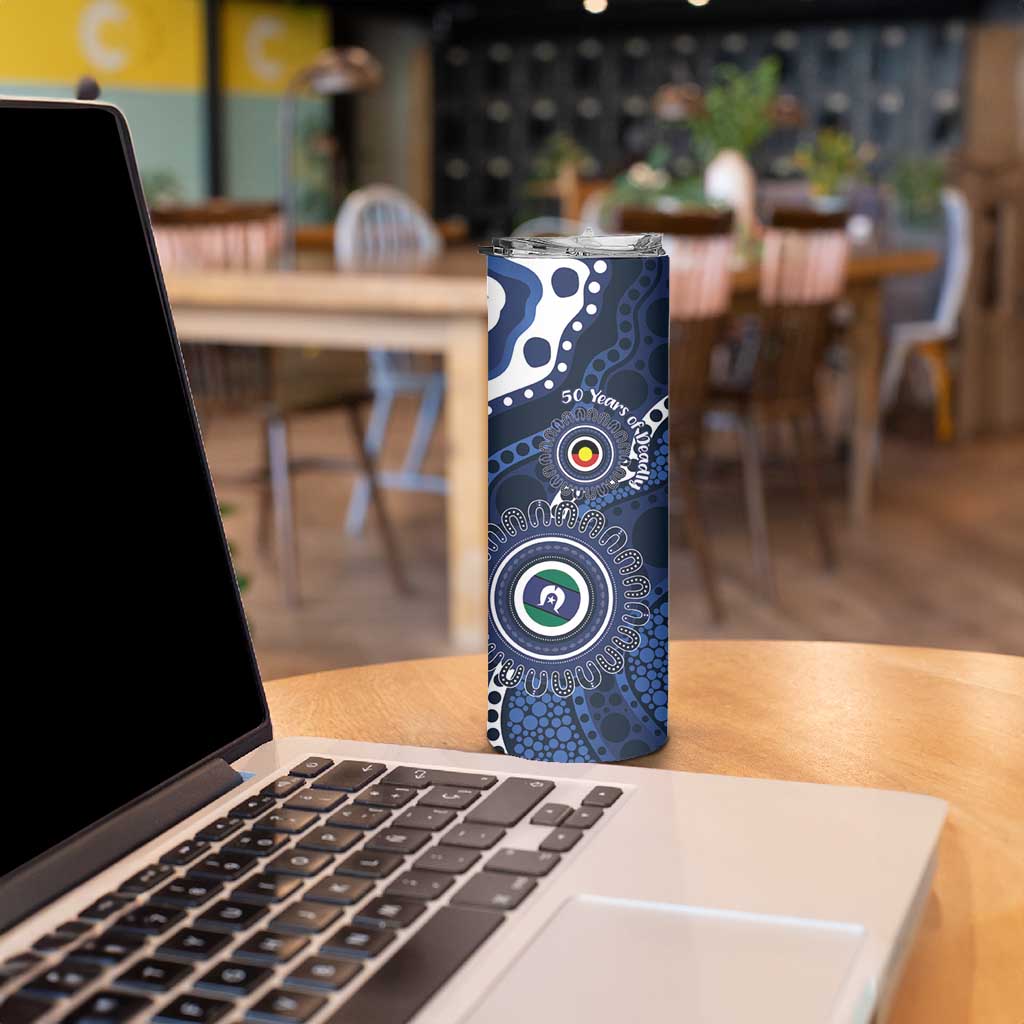 Geelong Cats NAIDOC Week 2026 Personalised Skinny Tumbler 50 Years of Deadly Aboriginal Art