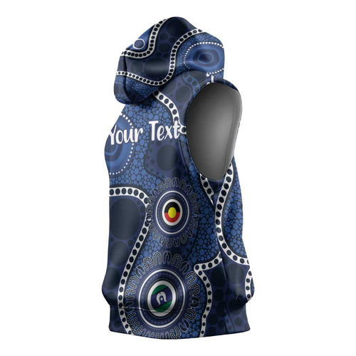 Geelong Cats NAIDOC Week 2026 Personalised Sleeveless Hoodie 50 Years of Deadly Aboriginal Art