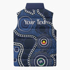 Geelong Cats NAIDOC Week 2026 Personalised Sleeveless Puffer Jacket 50 Years of Deadly Aboriginal Art