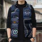 Geelong Cats NAIDOC Week 2026 Personalised Sleeveless Puffer Jacket 50 Years of Deadly Aboriginal Art