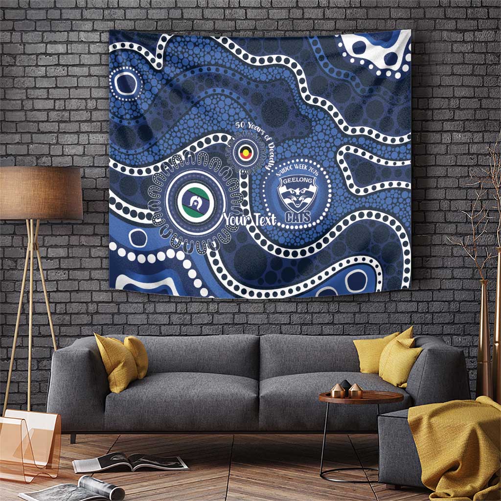 Geelong Cats NAIDOC Week 2026 Personalised Tapestry 50 Years of Deadly Aboriginal Art