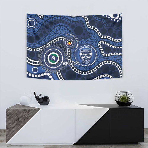 Geelong Cats NAIDOC Week 2026 Personalised Tapestry 50 Years of Deadly Aboriginal Art