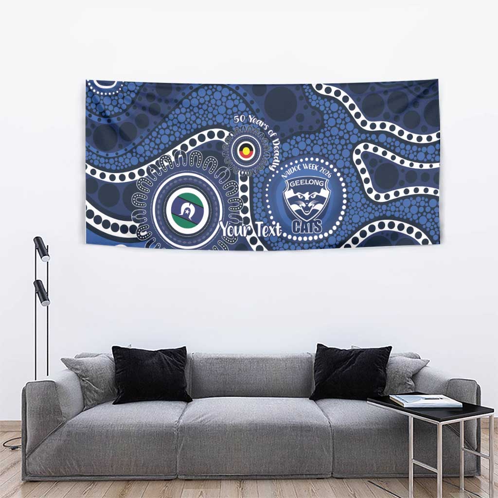 Geelong Cats NAIDOC Week 2026 Personalised Tapestry 50 Years of Deadly Aboriginal Art